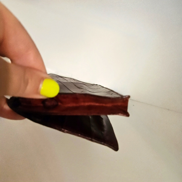 Authentic EEL skin Wallet checkbook cover - Picture 4 of 11